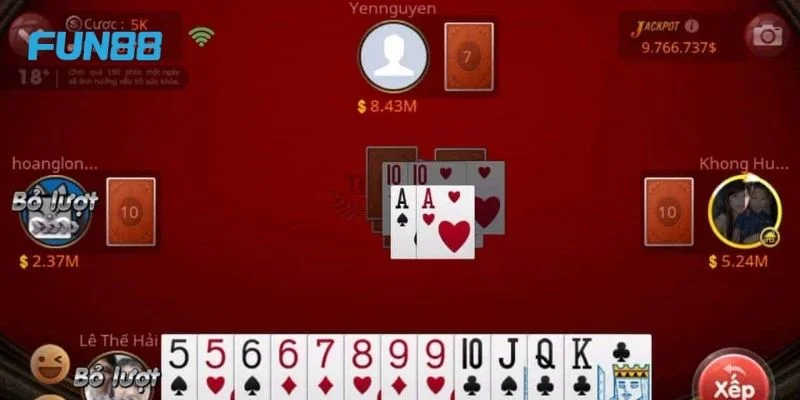 Đánh Bài Tiến Lên Với Kỹ Thuật Giải Bài Từ Cao Thủ Fun88 3 Người chơi cần linh hoạt để có thể giải bài mà mình đang sở hữu.